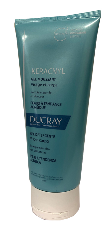 KERACNYL GEL MOUSSANT VISO CORPO 200 ML - Farmacia Del Monaco