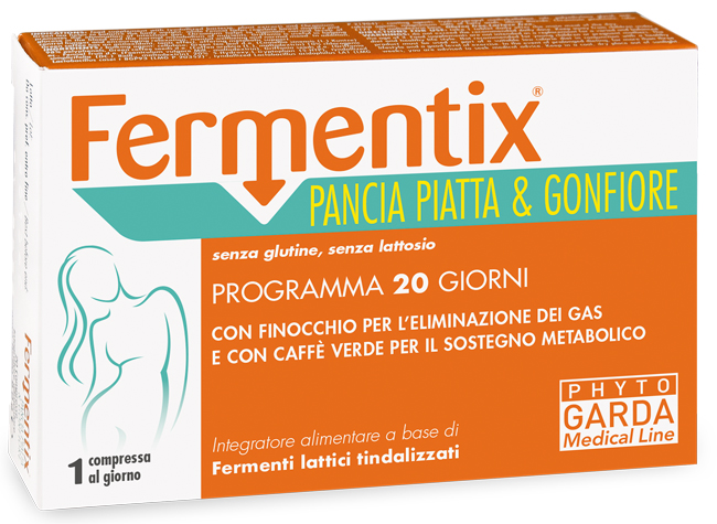 FERMENTIX PANCIA PIATTA E GONFIORE 20 COMPRESSE - Farmacia Del Monaco