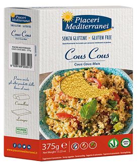 PIACERI MEDITERRANEI COUS COUS DI MAIS 375 G - Farmacia Del Monaco
