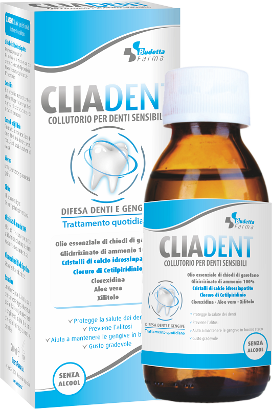 CLIADENT COLLUTORIO DENTI SENSIBILI 200 ML - Farmacia Del Monaco