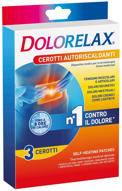 DOLORELAX CEROTTO EFFETTO CALDO 3 PEZZI - Farmacia Del Monaco