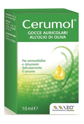 CERUMOL GOCCE AURICOLARI 10 ML - Farmacia Del Monaco