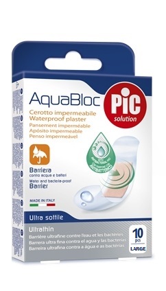 CEROTTO PIC AQUABLOC 25X72MM ANTIBATTERICO 10 PEZZI - Farmacia Del Monaco