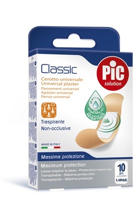 CEROTTO PIC CLASSIC 25X72 MM 10 ANTIBATTERICO 10 PEZZI - Farmacia Del Monaco
