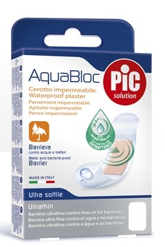 CEROTTO PIC AQUABLOC 5X7 STERILE ANTIBATTERICO 5 PEZZI - Farmacia Del Monaco