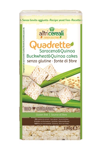 ALTRICEREALI QUADRETTE SARACENO E QUINOA BIO 130 G - Farmacia Del Monaco