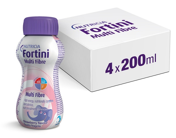 FORTINI MULTI FIBRE GUSTO FRAGOLA 200 ML - Farmacia Del Monaco
