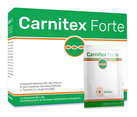 CARNITEX FORTE 20 BUSTINE 100 G - Farmacia Del Monaco