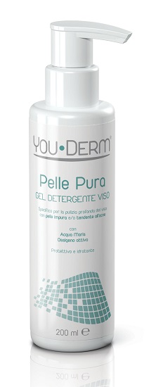 YOUDERM PELLE PURA GEL DETERGENTE VISO 200 ML - Farmacia Del Monaco
