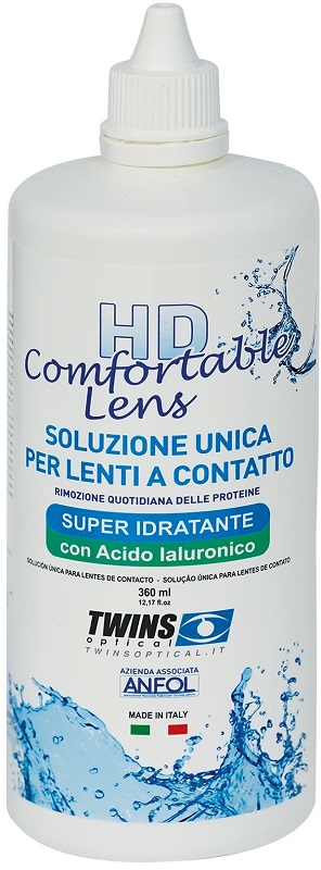 HD COMFORT LENS SOLUZIONE UNICA PER LENTI A CONTATTO 360 ML - Farmacia Del Monaco