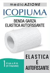 ICOPIUMA BENDA GARZA ELASTICA AUTOFISSANTE CM 4X4 MT - Farmacia Del Monaco