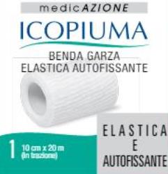 ICOPIUMA BENDA GARZA ELASTICA AUTOFISSANTE CM 10X20 MT - Farmacia Del Monaco