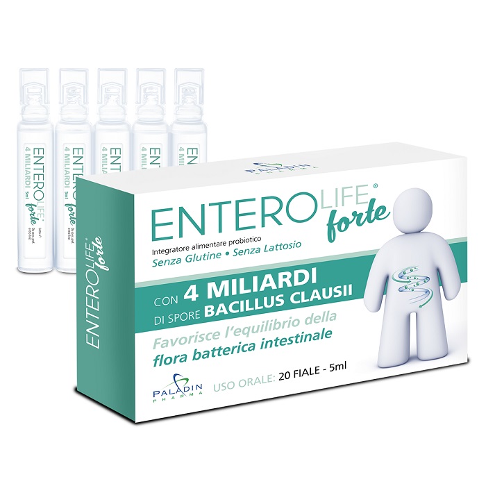ENTEROLIFE FORTE 4 MILIARDI 20 FIALE DA 5 ML - Farmacia Del Monaco