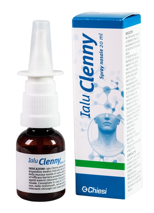 IALU CLENNY SPRAY NASALE SOLUZIONE SALINA ISOTONICA CON ACIDO IALURONICO E SALE SODICO 20 ML - Farmacia Del Monaco