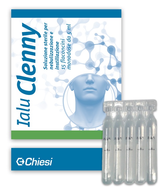 IALU CLENNY 15 FLACONCINI 5 ML SOLUZIONE STERILE PER NEBULIZZAZIONE E INSTILLAZIONE CON ACIDO IALURONICO - Farmacia Del Monaco