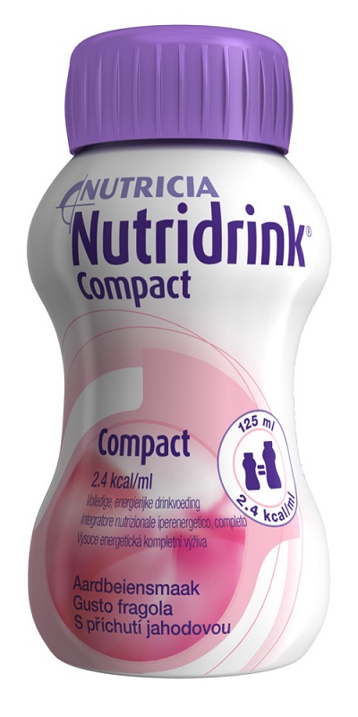 NUTRIDRINK COMPACT FRAGOLA 4X125 ML - Farmacia Del Monaco