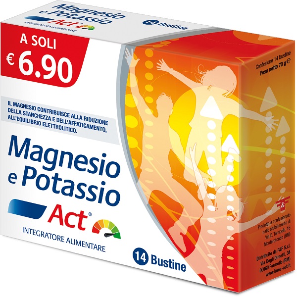 MAGNESIO E POTASSIO ACT 14 BUSTINE - Farmacia Del Monaco