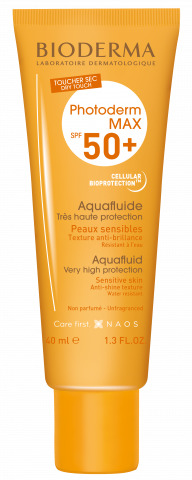 PHOTODERM MAX AQUAFLUID NP FLUIDO SOLARE SPF 50+ UVA 24 40 ML - Farmacia Del Monaco