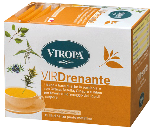 VIROPA DRENANTE TISANA 15 BUSTINE - Farmacia Del Monaco