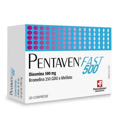 PENTAVEN FAST 500 20 COMPRESSE - Farmacia Del Monaco