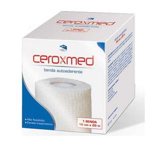 BENDA ELASTICA AUTOADERENTE CEROXMED 2000 X 10 CM 1 PEZZO - Farmacia Del Monaco