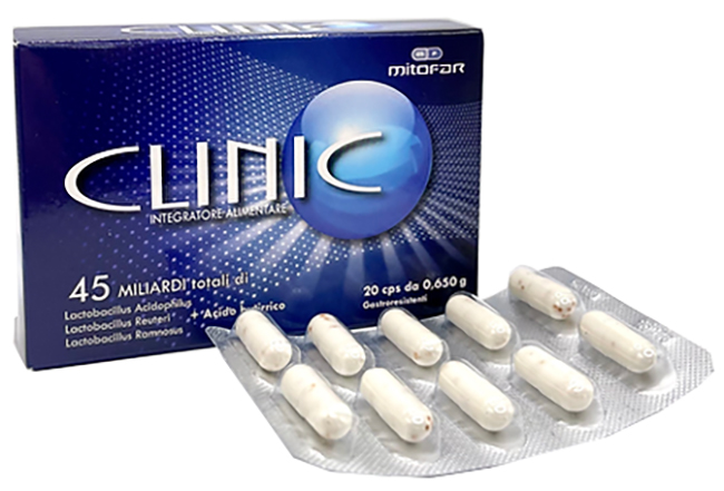 CLINIC 20 CAPSULE - Farmacia Del Monaco