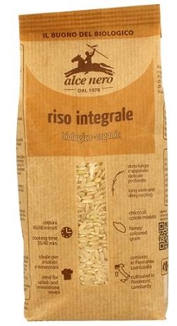 RISO INTEGRALE BIO 500 G - Farmacia Del Monaco