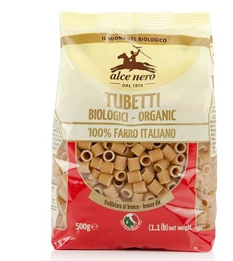 TUBETTI 100% SFARINATO DI FARRO BIO 500 G - Farmacia Del Monaco