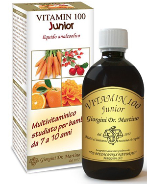 VITAMIN 100 JUNIOR LIQUIDO ANALCOLICO 500 ML - Farmacia Del Monaco