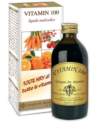 VITAMIN 100 LIQUIDO ANALCOLICO 200 ML - Farmacia Del Monaco