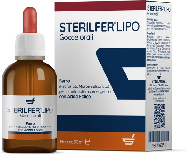 STERILFER LIPO GOCCE 30 ML - Farmacia Del Monaco