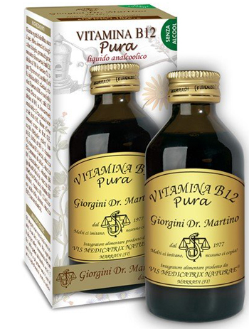 VITAMINA B12 PURA 100 ML LIQUIDO ANALCOLICO - Farmacia Del Monaco
