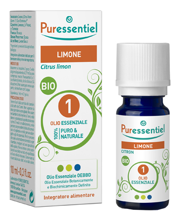PURESSENTIEL LIMONE OLIO ESSENZIALE BIO 10 ML - Farmacia Del Monaco