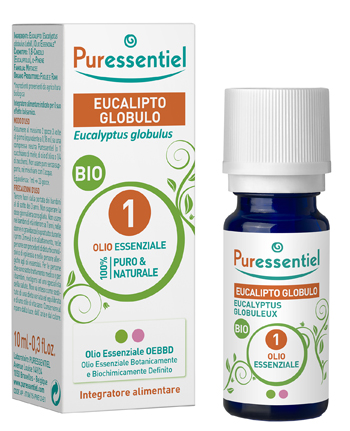 PURESSENTIEL EUCALIPTO GLOBULO OLIO ESSENZIALE BIO 10 ML - Farmacia Del Monaco