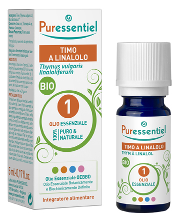 PURESSENTIEL TIMO A LINALOLO OLIO ESSENZIALE BIO 5 ML - Farmacia Del Monaco