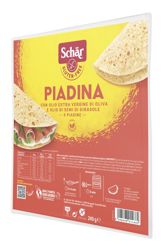 SCHAR PIADINA 3 PEZZI DA 80 G - Farmacia Del Monaco
