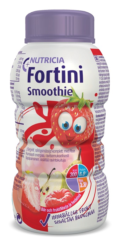 FORTINI SMOOTHIE MULTI FIBRE GUSTO FRUTTI ROSSI 200 ML - Farmacia Del Monaco
