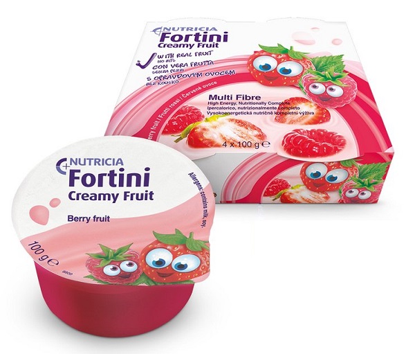 FORTINI CREAMY FRUIT MULTI FIBRE FRUTTI ROSSI 4X100 G - Farmacia Del Monaco