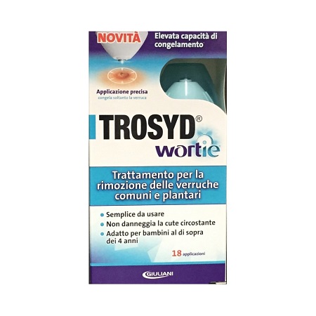 TROSYD WORTIE CRIOGENIZZANTE VERRUCHE COMUNI/PLANTARI 50 G - Farmacia Del Monaco