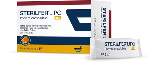 STERILFER LIPO ORO 20 BUSTINE - Farmacia Del Monaco