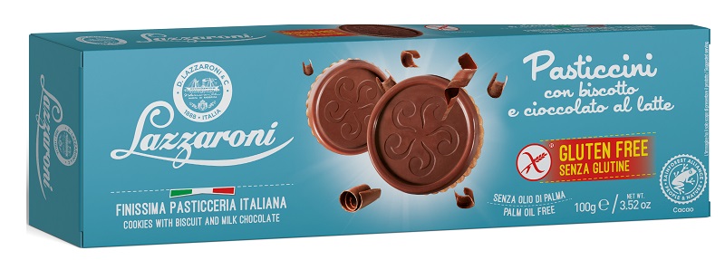 PASTICCINI BISCOTTO/CIOCCOLATO AL LATTE 100 G - Farmacia Del Monaco