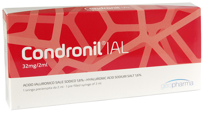 SIRINGA INTRA-ARTICOLARE CONDRONIL IAL ACIDO IALURONICO 1,6% 2 ML - Farmacia Del Monaco