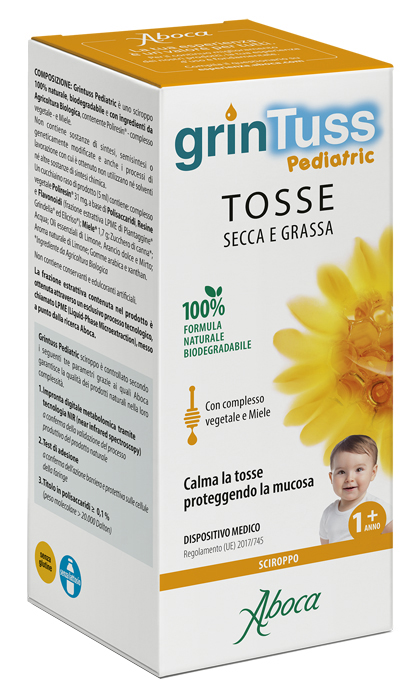 GRINTUSS PEDIATRIC SCIROPPO 180 G - Farmacia Del Monaco