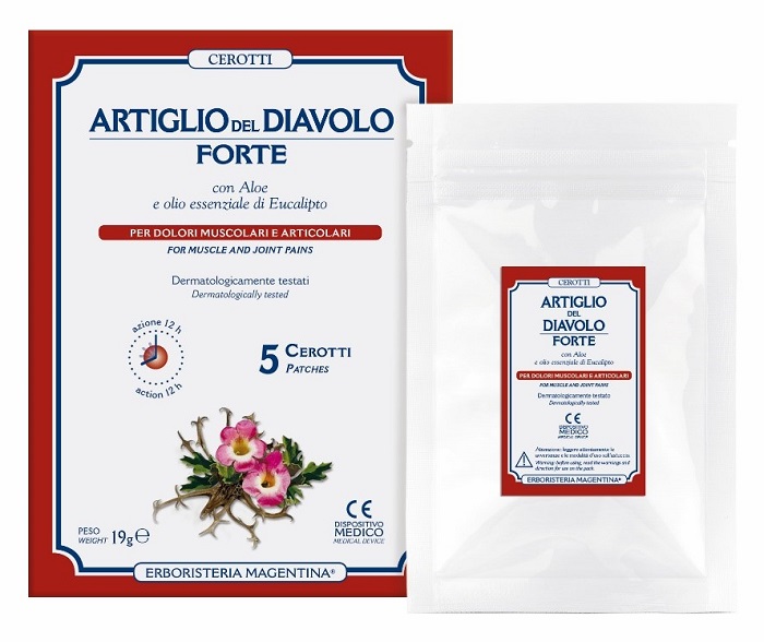ARTIGLIO DEL DIAVOLO FORTE CEROTTO 5 PEZZI - Farmacia Del Monaco