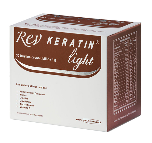 REV KERATIN LIGHT 30 BUSTE 120 G - Farmacia Del Monaco