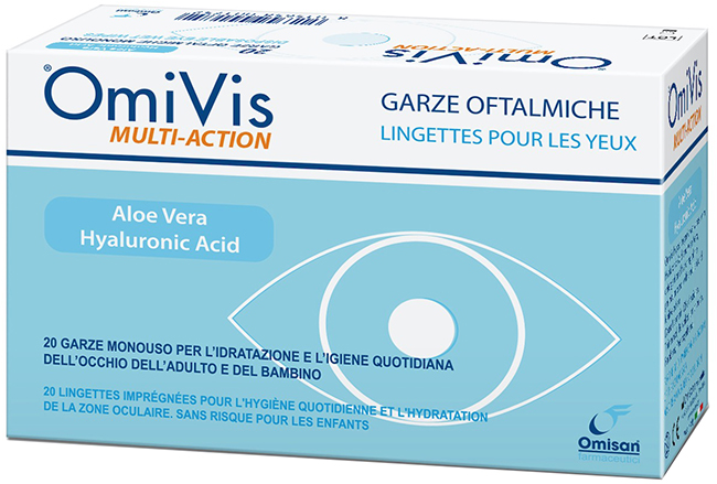 GARZE OFTALMICHE OMIVIS 20 PEZZI - Farmacia Del Monaco