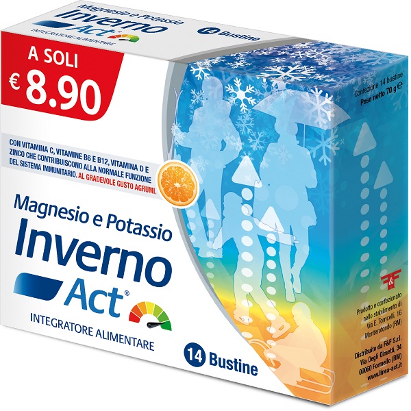 MAGNESIO E POTASSIO INVERNO ACT 14 BUSTINE - Farmacia Del Monaco