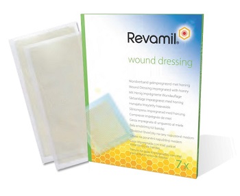 REVAMIL GARZE IMBEVUTE DI MIELE 10X10 CM 10 PEZZI - Farmacia Del Monaco