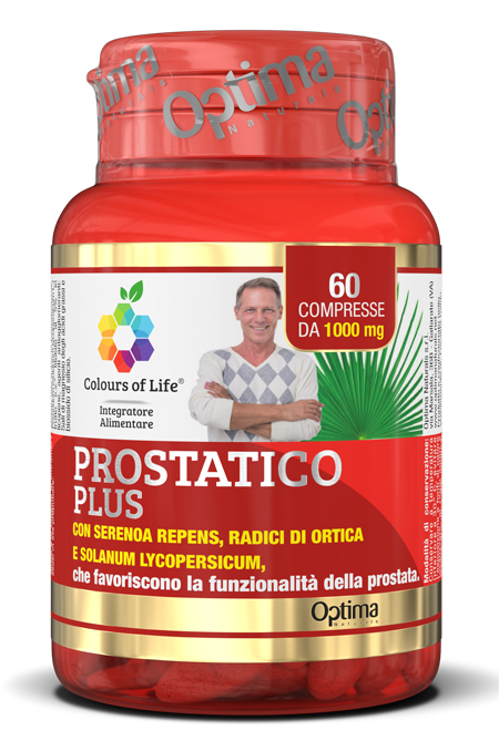 COLOURS OF LIFE PROSTATICO PLUS 60 COMPRESSE 1000 MG - Farmacia Del Monaco