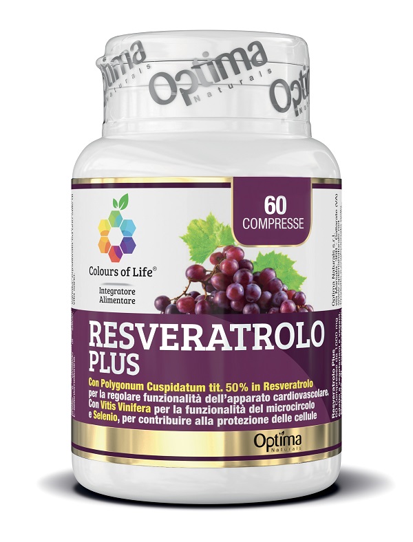 COLOURS OF LIFE RESVERATROLO PLUS 60 COMPRESSE 1000 MG - Farmacia Del Monaco